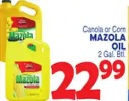 Bravo Supermarkets MAZOLA OIL offer