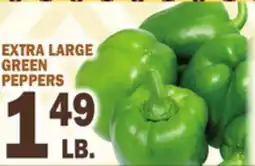 Bravo Supermarkets EXTRA LARGE GREEN PEPPERS offer