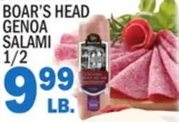 Bravo Supermarkets BOAR'S HEAD GENOA SALAMI 1/2 offer