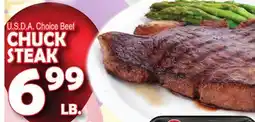Bravo Supermarkets CHUCK STEAK offer