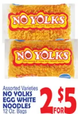 Bravo Supermarkets NO YOLKS EGG WHITE NOODLES offer