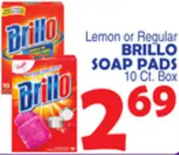 Bravo Supermarkets BRILLO SOAP PADS offer