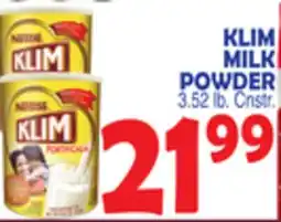 Bravo Supermarkets KLIM MILK POWDER offer
