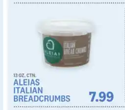 Kings Food Markets ALEIAS ITALIAN BREADCRUMBS offer