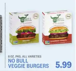 Kings Food Markets NO BULL VEGGIE BURGERS offer