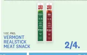 Kings Food Markets VERMONT REALSTICK MEAT SNACK offer