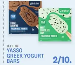 Kings Food Markets YASSO GREEK YOGURT BARS offer