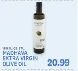 Kings Food Markets MADHAVA EXTRA VIRGIN OLIVE OIL offer