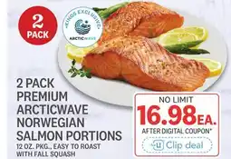 Kings Food Markets 2 PACK PREMIUM ARCTICWAVE NORWEGIAN SALMON PORTIONS offer