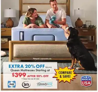Boscov's Queen Mattresses offer