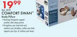 Boscov's COMFORT SWAN Body Pillow offer