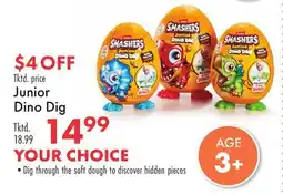 Boscov's Junior Dino Dig offer