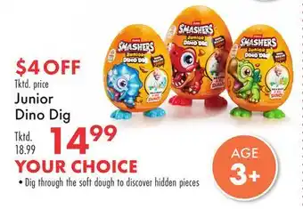 Boscov's Junior Dino Dig offer