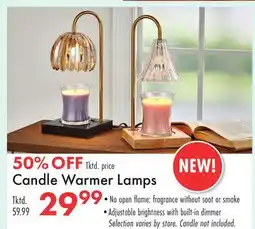 Boscov's Candle Warmer Lamps offer