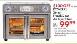 Boscov's POWERXL 26-qt. French Door Air Fryer Oven offer