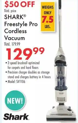 Boscov's SHARK Freestyle Pro Cordless Vacuum offer