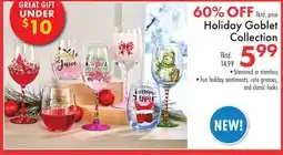 Boscov's Holiday Goblet Collection offer