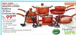 Boscov's HEALTHY LIVING Radiance 18-Piece Cookware Set offer