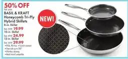 Boscov's BASIL & KRAFT Honeycomb Tri-Ply Hybrid Skillets offer