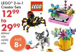 Boscov's LEGO 3-in-1 Creator Sets offer