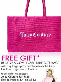 Boscov's Juicy Couture Just Moi Eau de Parfum offer