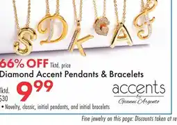 Boscov's Diamond Accent Pendants & Bracelets offer