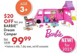 Boscov's BARBIE Dream Camper offer