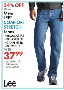 Boscov's Mens LEE COMFORT STRETCH Jeans offer