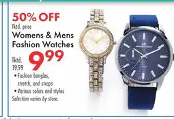 Boscov's Womens & Mens Fashion Watches offer