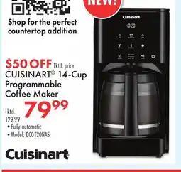 Boscov's CUISINART 14-Cup Programmable Coffee Maker offer