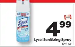 Weis Markets Lysol Sanitizing Spray offer