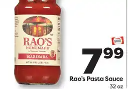 Weis Markets Rao's Pasta Sauce offer