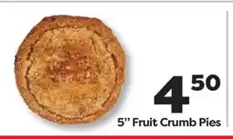 Weis Markets 5 Fruit Crumb Pies offer