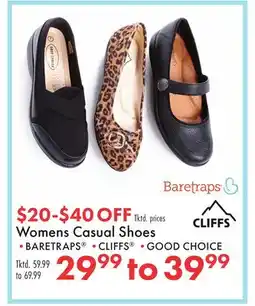 Boscov's Womens Casual Shoes offer