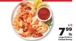 Weis Markets Large 51/60 ct Cooked Shrimp offer