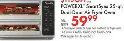 Boscov's POWERXL SmartSynx 25qt. Dual-Door Air Fryer Oven offer