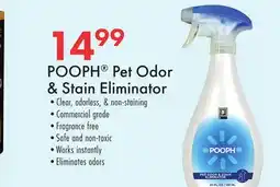 Boscov's POOPH Pet Odor & Stain Eliminator offer