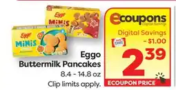Weis Markets Eggo Buttermilk Pancakes offer