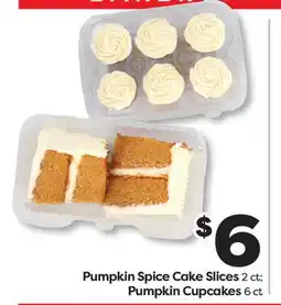 Weis Markets Pumpkin Spice Cake Slices 2 ct Pumpkin Cupcakes 6 ct offer