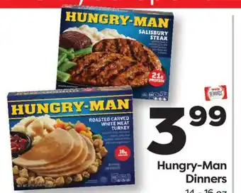 Weis Markets Hungry-Man Dinners offer