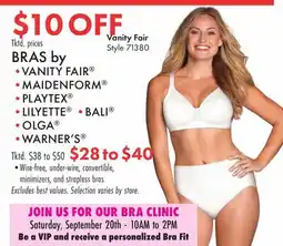 Boscov's BRAS by offer