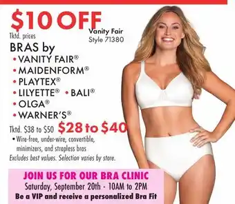 Boscov's BRAS by offer