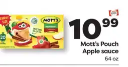 Weis Markets Mott's Pouch Apple sauce offer