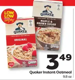 Weis Markets Quaker Instant Oatmeal offer