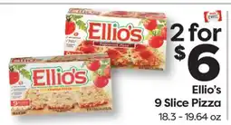 Weis Markets Ellio's 9 Slice Pizza offer