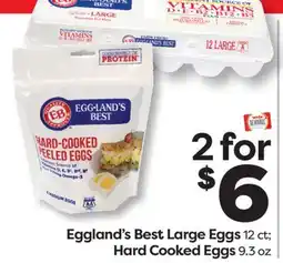 Weis Markets Eggland's Best Large Eggs 12 ct Hard Cooked Eggs 9.3 oz offer