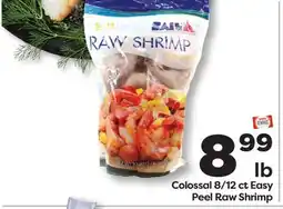Weis Markets Colossal 8/12 ct Easy Peel Raw Shrimp offer
