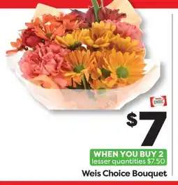 Weis Markets Weis Choice Bouquet offer