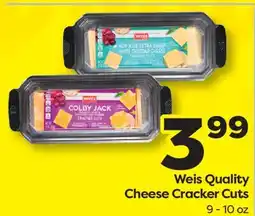 Weis Markets Weis Quality Cheese Cracker Cuts offer
