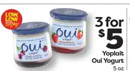 Weis Markets Yoplait Oui Yogurt offer